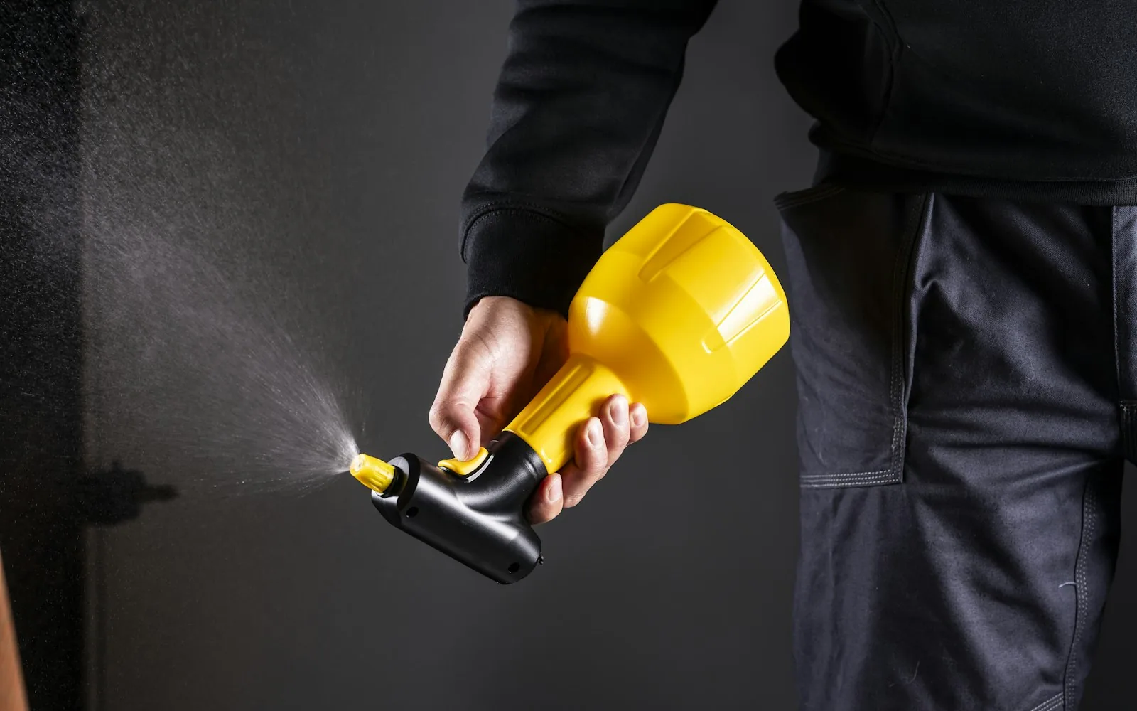Termite treatment being applied at a Melbourne property
